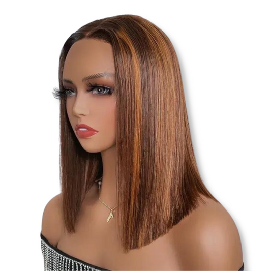 13x4 Lace Front Highlighted Bob Wig